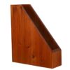 VILLCASE Organizer and Design Space-Saving Efficient Sturdy Construction Wooden Vintage Small Bookshelf Book with Sorting Rack Desktop Desk for Study Use