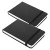 VILLFUL 2pcs Travel Watercolor Book with Medium Compatibility and Ample Space, Portable Paper Sketchbook for Drawing and Colored Pencils, for Artists and Travelers