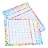 VILLFUL 50 Sheets Reward Punch Cards for Classroom Incentive Charts with Star Stickers, Easy to Use Paper Chore Charts for Daily Classroom Routines and Behavior Management