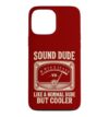Vintage Audio Tech Sound Dude Engineer Case for iPhone 13 Pro Max