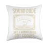 Vintage Audio Tech Sound Dude Engineer Throw Pillow