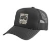 Vintage Audio Tech Sound Dude Engineer Trucker Hat with Adjustable Mesh Back, Black