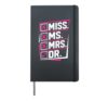 Vintage dad 2026 saying Leveled up to Daddy Hardcover Journal, Black