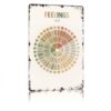 Vintage Feelings Wheel Art 8x12 Inch Aluminum Metal Sign, Funny Mental Health Wall Decor, Farmhouse Man Cave Garage Bathroom Living Room Bedroom Decoration