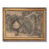 Vintage Framed Street Market Crowd Wall Art Canvas Print Oil Paintings Reproduction World Classics, Retro Artwork Painting, Pictures, Art Print, Wall Decor, Exquisite Elegant Home Decor, Living Room (Retro Framed,16L"x24W")