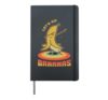 Vintage Funny Banana Meme Let Us Go Banana Hardcover Journal, Black