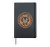 Vintage Halloween Black Cat 1950s Retro Hardcover Journal, Black