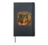 Vintage Kindergarten Cat Teacher Coffee Classroom Humor Hardcover Journal, Black