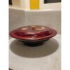 Vintage Lazy Susan Table Server with Lid Lacquerware Rotating Serving Tray Covered Storage Container Decorative Turntable Kitchen Dining Table Centerpiece