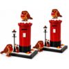 Vintage Postbox & Robin Brick Set, Robin Bird Building Blocks Set for Adults, 400 Plus Pieces, Standard Size Bricks, Collectible Construction Toy, Holiday Christmas Decoration Gift (2PCS)
