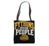 Vintage Python Snake Keeper Tote Bag
