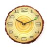 Vintage Wooden Wall Clock Rustic Retro Home Office Decor SKU-6 30cm