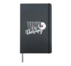 Vinyl is my Therapy Hardcover Journal, Black