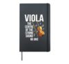 Viola Centre Of The String Sound Viola Player Violist Hardcover Journal, Black