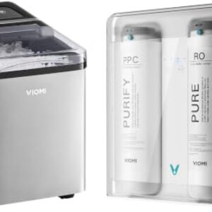 Viomi Nugget Ice Maker Countertop and Viomi B6W 600GPD Undersink Tankless 7-Stage Reverse Osmosis System