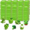 VioraWhite 100 Pcs Air Dry Clay Bulk Modeling Clay for Kids Lightweight Foam Modeling Clays DIY Molding Clays for Kids Adults Crafts Gifts School Project Supplies (Green)