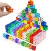 Virtue morals 100 Pcs Foam Dice, Soft Small Dice Cubes with Number Dots for Classroom Teaching Supplies for Classroom, Party Favors & Birthday Gifts, 10 Colors (100)