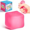 VISCOO 1 Pack Stress Cube, Slow Rising Ice Cube Squishy for Anxiety Relief
