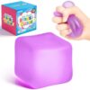 VISCOO 1 Pack Stress Cube, Slow Rising Ice Cube Squishy for Anxiety Relief