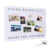 Vision Board, Premium Bulletin Boards Decorative Felt Pin Board, Minimalist Dream Board for Manifesting Supplies, Foldable Picture Board, DIY Prayer Board with Pushpins for School, Home, Office