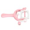 Vistreck Tassel Maker - Small Handheld Pom Pom Maker for DIY Crafting with Wool Yarn - Portable and TimeSaving Tool in Pink