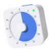 Visual Timer for Classroom and Homework, Rotary Knob Desk Timer for Study Pacing, ABS Timing Tool for Learners Visual Study Classroom Homework Rotary Desk Reading Practice Task Pacing Shared Kitchen