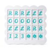 Vivafurn Solo Mahjong Practice Board for American Mahjong, 24-Slot 3D Printed Training Tool, Portable Strategy Aid for Learning Charleston Patterns, Gift for Beginners & Pros (White and Green)