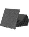 Vivaluz 0.56 Inch Thick 48 Sq Ft Gym Flooring for Home Gym, 12 Tiles Robust Rubber Top with Eva Foam Exercise Equipment Mats, Protective Flooring Puzzle Mat for Fitness Room