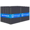 ViVin 1 Inch Binders 3 Ring, Sturdy 3 Ring Binder, 24 Pack Bulk, Black