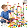 Vivyklfc 232 PCS Marble Run STEM Building Toys for 3+ Years, Creative Marbel Run with 45 Colourful Plastic Marbles, Educational Construction Track Set, Gift for 3 4 5 6-8-12 Year Olds Boys Girls
