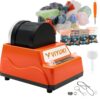 VIYUKI Rock Tumblers Kit - Includes Rough Gemstones, 4 Polishing Grits, Jewelry Fastenings,Operating Instruction, Great Stem Science Kit