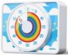 VOCOO Visual Timer for Kids - 60 Min Rainbow Countdown Clock for Classroom & ADHD
