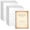 VOKOY 100 Pack No Holes Sheet Protectors 8.5" x 11", Letter Size Heavyweight Clear View Page Sleeves Protectors, Clear Paper Document Artwork Protectors