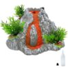 Volcano Science Kit, with Spray, Lights & Dinosaur Sounds, ABS Plastic Model for Kids, Educational Toy with Decor Plants Included