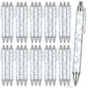 VorkiVecKi Bridal Shower Party Favors - 32 Pcs Seashells and Wedding Bells Last Toast on the Coast Bachelorette Retractable Ballpoint Pens Bulk, Ocean Beach Coastal Nautical Decor Souvenirs for Guests