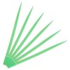 VOSAREA 6pcs Silicone Gel Ink Pens for Students Comfortable Grip and Versatile Use, Green Color, Fine Point Signature Pens for Drawing and Studying