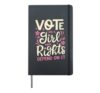 Vote Like A Girl Your Rights Depends On It Women Equality Hardcover Journal, Black