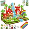 VOVOAN 100PCS Magnetic Building Blocks for Kids Ages 4-8