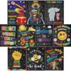 Vovocas Motivational Posters for Classroom, Inspirational Bulletin Board Decor, School Supplies for Teachers, Growth Mindset Banner Wall Art