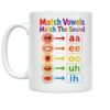 Vowel Ladder Resources Mug - Match Vowels Match The Sound - 11 oz Ceramic