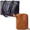 Voyager 14-Inch Laptop Tote Bag and Curator 11-Inch Tablet Folio Pouch
