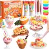 vpgun Making Miniature Food Toys Set, DIY, Resin Play, NOT Edible, Kitchen Mini Pretend Play Food Set for Kids Age 8-13, Birthday for Girls, 8 9 10, Make Your Food