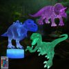 VSATEN 3D Dinosaur Night Light with Smart Touch & Remote Control