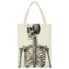 VstaDank Human Skeleton Canvas Tote Bag Beach Bags Handbag