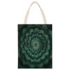 VstaDank Lotus And Vortex Canvas Tote Bag Beach Bags Handbag