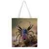 VTCTOASY Canvas Tote Bag 16x15 In Lightweight Foldable Shoulder Hobo Purse