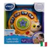 VTech Lello Riccio Tamburello Children's Interactive Music Game with Learning and Dance Mode, Children's Drum with 50 Sets and Songs, Italian Language, Batteries Included, 18-36 Months
