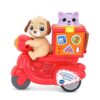 VTech Press and Roll Pizza Scooter with Puppy and Kitty