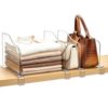 Vtopmart 4 Pack 7.5“ Height Shelf Dividers for Closet Organization