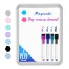 VUSIGN Small Dry Erase Whiteboard, 8.5 x 11 Inches White Board for Kids, Students, Fridge, Locker, Mini Dry Erase Board
